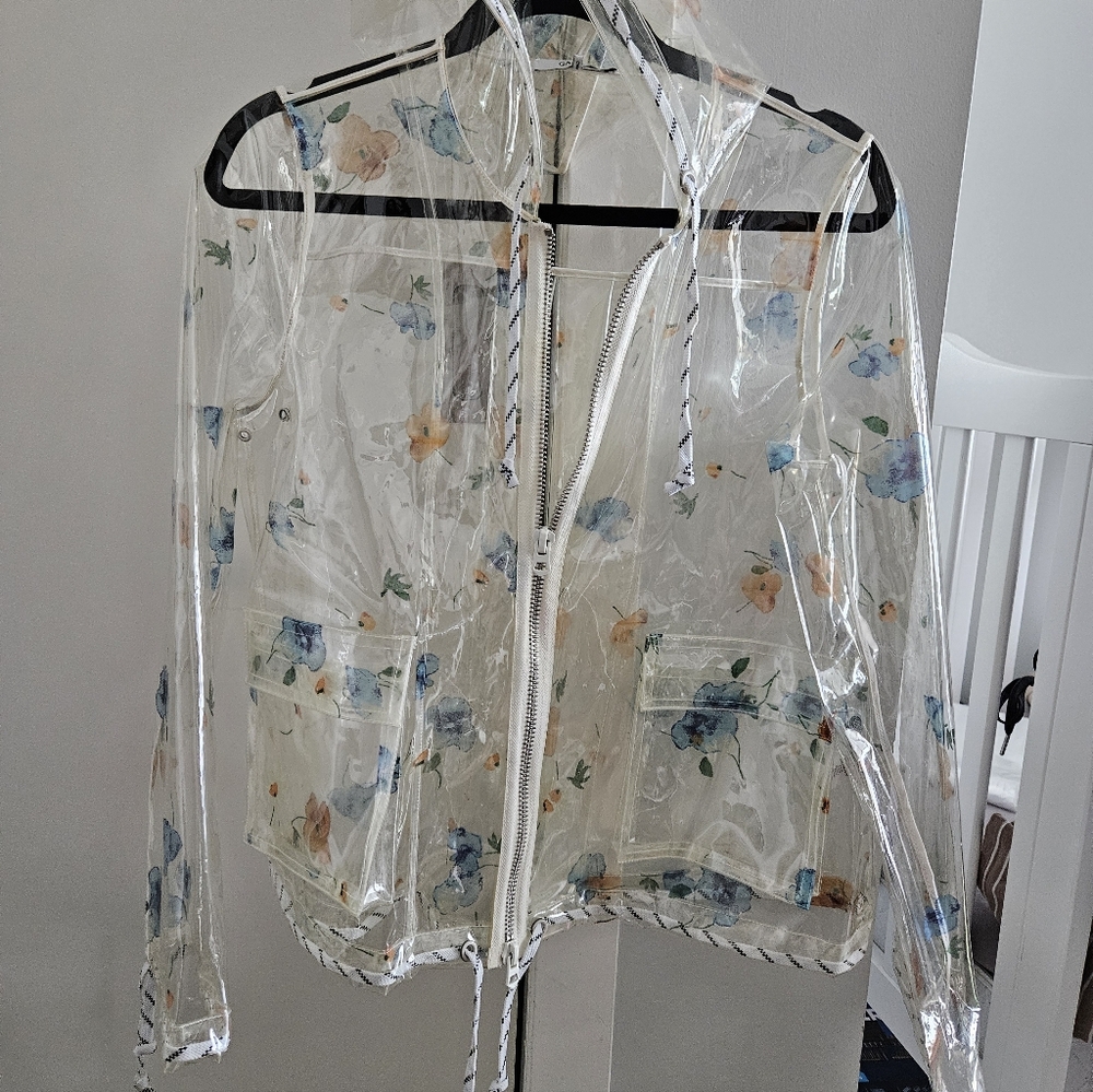 Ganni Petunia Floral Printed Raincoat